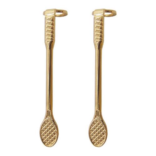 Gold tennis clips for fancy/slimline pen RZ-PCL03-G