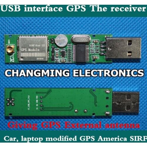 On-board computer GPS receiver/USBinterfaceGPS/Presented a MMCX external antenna /United States SIRF3 module 5PCS