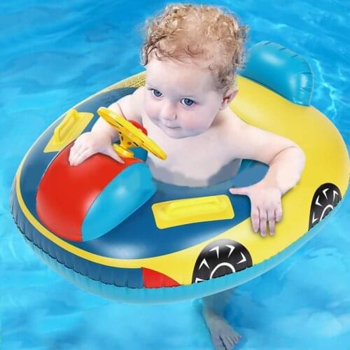 Baby Toddler Kids Inflatable Swimming Seat Cute Cartoon Tortoise Swim Ring Float Seat for Swimming Pool Bathtub