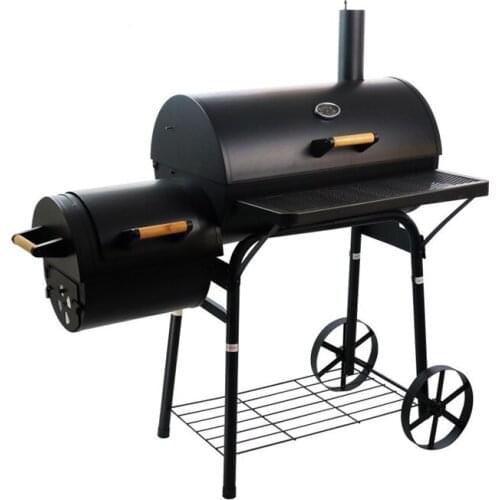 Household Charcoal Barbecue Grill BBQ stove Thicker Large Barbecue Grill For 5-8 People Outdoor Garden Courtyard Villa Hotel 1pc