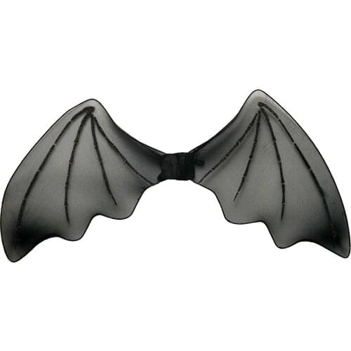 Halloween Kids Cute Black Bat Angel Fancy Dress Accessories
