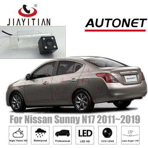JIAYITIAN Rear View Camera For Nissan Almera n17 2011~2019 2012 2014 2016 CCD/Night Vision/Backup Camera license plate camera