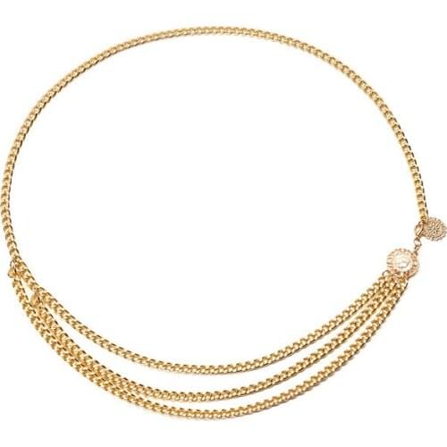 Fashion Women Dress Waist Chain Belt Diamante Party Jewelry Accessory Gift Fashion Belt