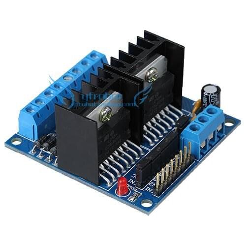 Motor drive double L298N motor drive module H bridge drive board 4-way drive original