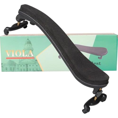Adjustable 15'' 16'' Viola Shoulder Rest Black Thick Soft Sponge Support Padded Professional Viola Shoulder Pad Accessories