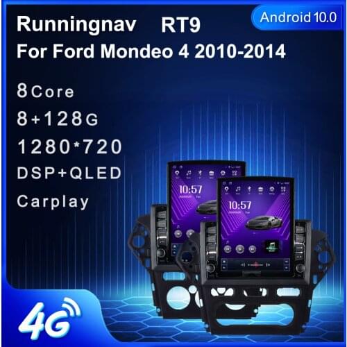 Runningnav For Ford Mondeo 4 2010 2011 2012 2013 2014 Tesla Type Android Car Radio Multimedia Video Player Navigation GPS