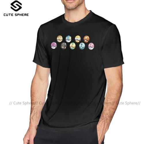 Umbreon T Shirt Eeveelution Pokeballs T-Shirt Short-Sleeve Cute Tee Shirt Printed Summer Tshirt