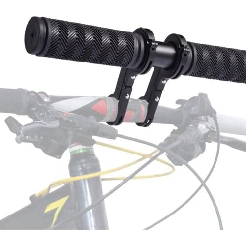 Bicycle Handlebar Extension Clamp, Headlight Bracket, Flashlight Lamp Handle Bar, Easy Assembly Child Seat Accessory