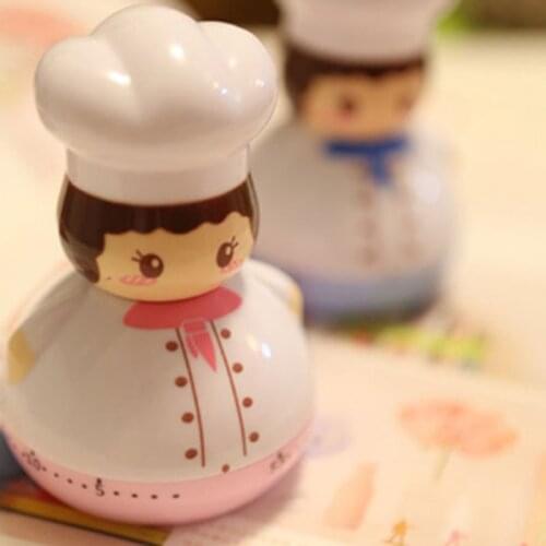 Kitchen Cook Timer Cartoon egg Stopwatch 1Pcs Electric Cute Clock Kitchen Accessories practical Clock Kitchen Accessories