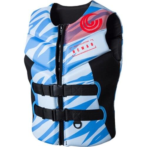 2021 Adults Life Jacket Neoprene Safety Life Vest Water Sports Fishing Surfing Survival Drifting Motorboat Safety Vest