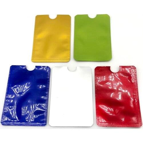 5PCS Anti Rfid Card Holder NFC Blocking Reader Lock Id Bank Card Holder Business Protection Metal Credit Card Case Aluminium