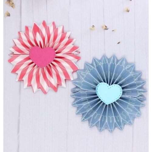 YPP CRAFT Diamond Rosette Metal Cutting Dies Stencils for DIY Scrapbooking Decorative Embossing DIY Paper Cards
