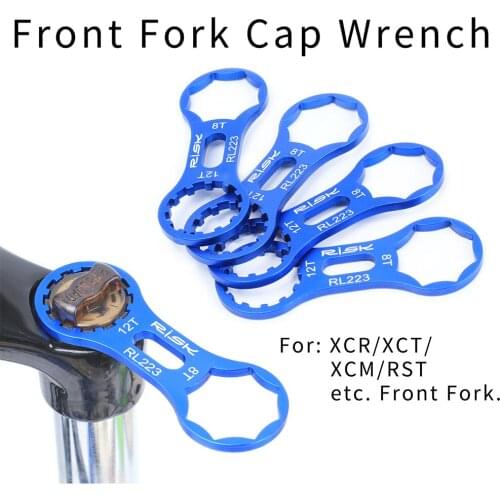 Aluminum Bicycle Front Fork Repair Tool for SR Suntour XCR/XCT/XCM/RST MTB Bike Front Fork Cap Wrench Disassembly Tool Bike Tool