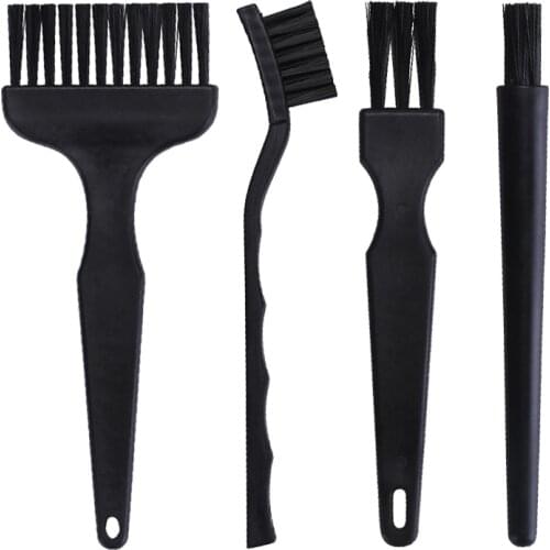 ESD Safe Nylon Brush Electronic Component Cleaning Tools Anti-static Non Slip Handle Brush BGA PCB Phone Rewprk Tool
