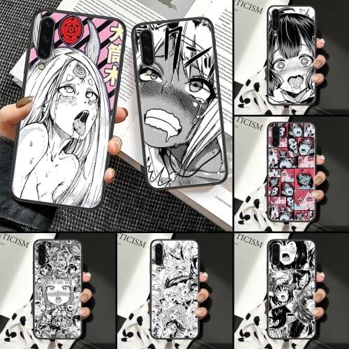 Anime japan girl cartoon Phone Case For Samsung Galaxy A10 A12 A20E A21S A30 A32 A40 A50 A51 A52 A70 A71 A72 A5 A6 A7 2018 black