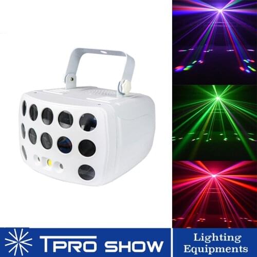 Remote Sound Party Light DMX RGBW LED Laser Strobe Disco DJ Beam Spot Stage Lighting Effect Dance Club Wedding Butterfly Light
