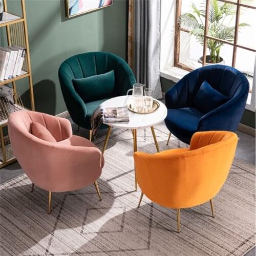 Customized Modern Minimalist Single Sofa Chairs Balcony Nordic Simple Modern Luxury Small Apartment Lazy Bedroom Leisure Chair