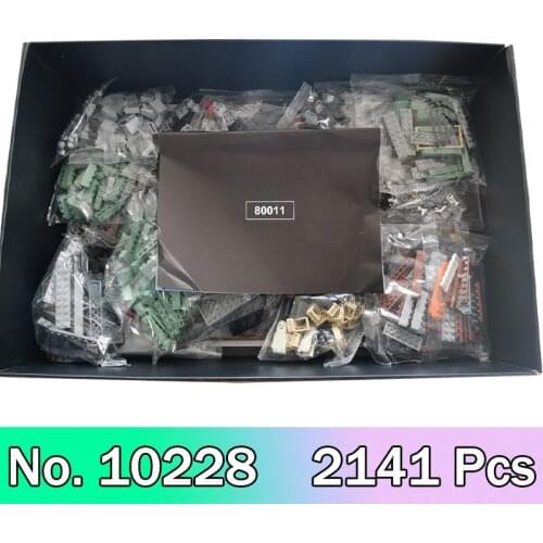 Building Blocks Sets Monster Fighter Haunted House Compatible 10228 2141Pcs Bricks Educational Toys Gift