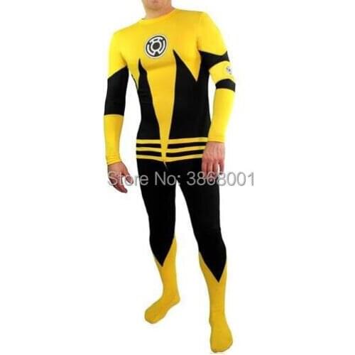 Costumes & Cosplay spandex mens full Body Suit Fancy Dress SuperHero Bodysuit