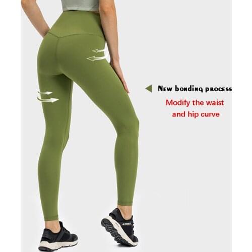 Lulu Leggings Breathable Womens Pants Yoga Gym Sport Elastic Seamless Leggings High-waisted Tights Workout Sexy Female Clothing