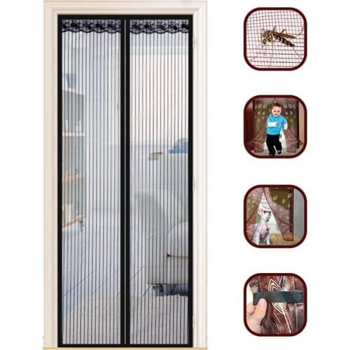Hands-free Magnetic Mosquito Net Door Net Anti Mosquito Insect Fly Door Screen Magnetic Curtain Mesh for Door Kitchen Curtains