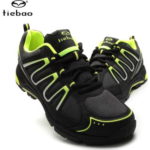 Tiebao Leisure MTB Cycling Shoes Mountain Bike Bicycle Self-locking Shoes Non-slip Breathable Bike Sneakers Bicicleta Carretera