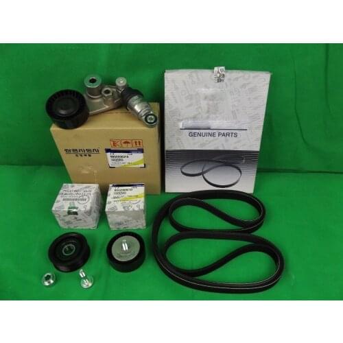 OEM 6652000370 For Sasngyong Actyon Sports Rodius Kyron Rexton SUV 2.0L & 2.7L Turbo Diesel Auto Belt Tensione Kit 4PCS