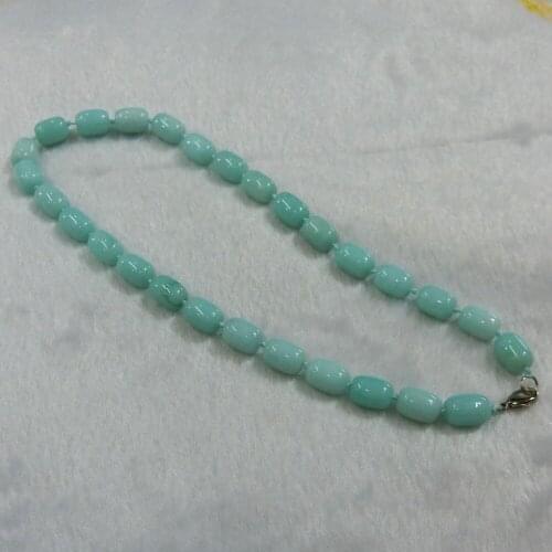 Wholesale 6pcs Fashion Bohemian Tribal Jewelry Knotted Moonstone Barral Beads Natural Drums Stone Beads Necklace Free Shipping