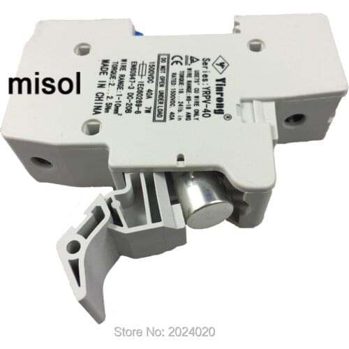 1 unit of PV solar fuse 40a 1500VDC fusible 14x51 gPV, with holder