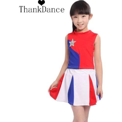 Girl School Uniforms Cheerleader Suit Cheer Team Suits Girls Cheerleading Uniforms Girl Calisthenics Student Primary School Suit