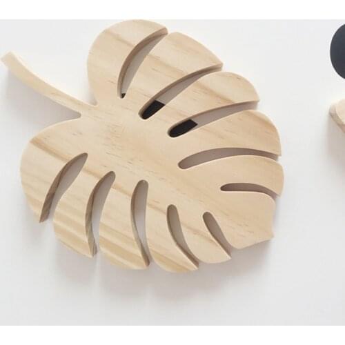 Nordic wood Moon Star aircraft butterfly wall stickers clapboard decoration Solid pine Sky child ornaments bedroom wall stickers