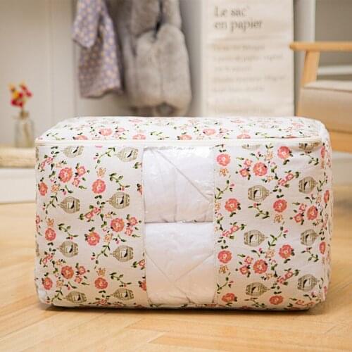Quilt Storage Bag Home Clothes Quilt Pillow Blanket Storage Bag Travel Luggage Organizer Dampproof Sorting Bag