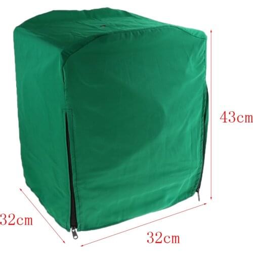 Pet Products Light-proof Good Night Bird Cage Cover, 32x32x43cm, Green