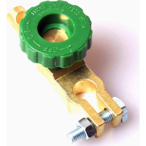 Auto Car Truck Battery Disconnect Switch - Top Post Mount Cut-off Master Kill Protect Power Draining Out 11-13mm
