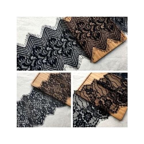 High-end Clothing Dresses Wedding Stitching Clothes Long Eyelash Lace DIY Veil Accessories