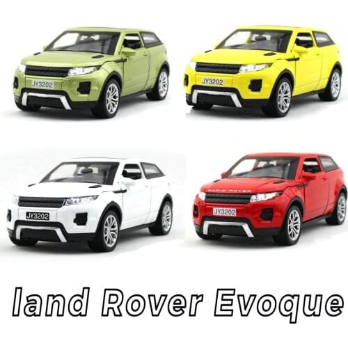 1:32 Famous evoque SUV Model Sport Car 3 Openable Doors Available Collect Them All Item W/Lights& Sound Scale Toy Car Model