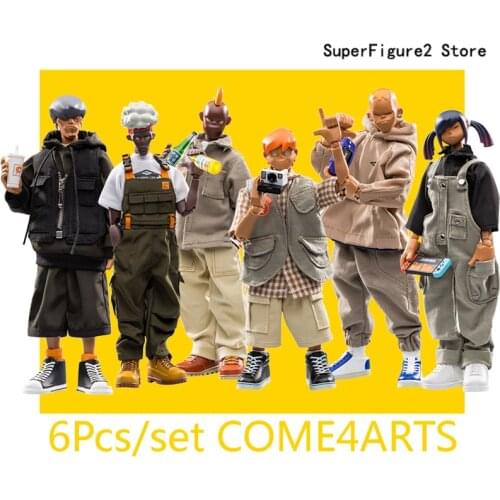 6Pcs/set COME4ARTS 50% Trendy Figure Model Action Figure Sets Gift Decoration Toys