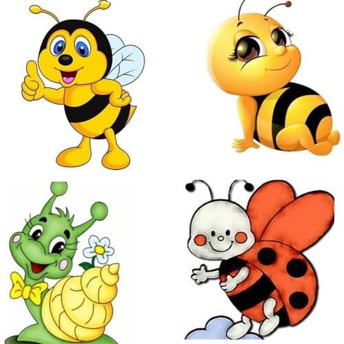 5d Diy Diamond Painting Bee Mosaic Cross Stitch Diamond Painting Square Diamond Round Diamond Embroidery Home Decoration New