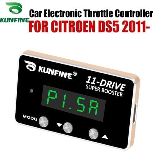 KUNFINE Car Electronic Throttle Controller Racing Accelerator Potent Booster For CITROEN DS5 2011-After Tuning Parts