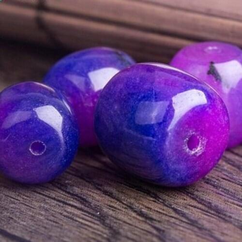 15 Pieces/Lot Barrel Shape Beads Deep purple night Natural Charoite Stone Beads For Jewelry DIY Bracelet Fahion Free shipping
