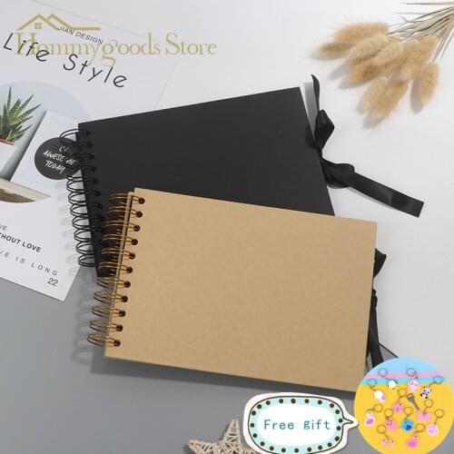 Photo Albums 60Pages Scrapbook Photoalbum Scrapbooking Picture Craft Paper Photoalbums 30 Sheets MemoryPhotograph Album Freegift