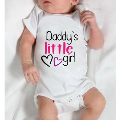 Baby Jumpsuit Baby Boy Long Sleeve Newborn Baby Clothes Onesies New Born Clothes rompers Love Daddys Litter Girl Rompers