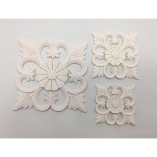 Square Corner 3'lü Complementary Ornament paintable decorative objects декоративные предметы под роспись