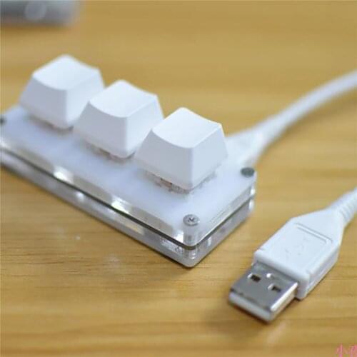 Mini 3-key Keypad Gaming Keyboard Programming Macro Keypad Mechanical Keyboard With Software OSU