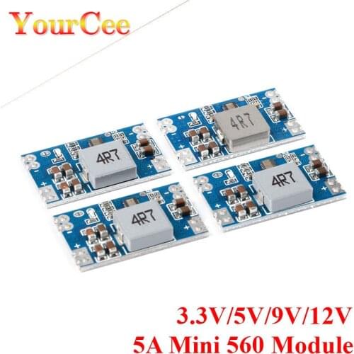 DC-DC Mini 560 Step Down Buck Power Supply Module 5A mini560 Regulated Board DC to DC Output 3.3V 5V 9V 12V