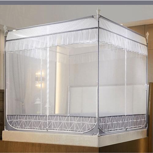 Summer Mongolian Yurt Mosquito Net For 1.5/1.8/2.0m Double Single Bed Anti Mosquito Tent Netting For Home Decor Large Space