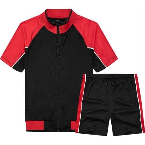 The Summer New 2-piece Men Sets Cool T-shirt + Mesh Shorts Tracksuits Sportswear 2021 New Printed Mens Short Sleeve Sport Suits