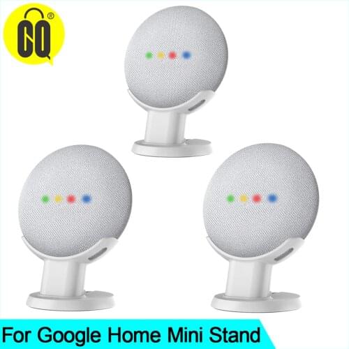 2019 For Google Home Mini Desktop stand table holder Voice Assistants Compact Holder Case Plug in Kitchen Bedroom Audio Mount