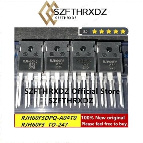 100% new original RJH60F5DPQ-A0#T0 TO-247 RJH60F5 TO247 Trans IGBT Chip N-CH 600V 80A 30PCS/Tube (30PCS)