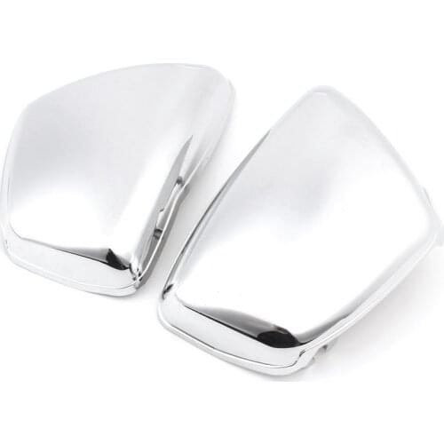 Chrome Moto Left Right Side Battery Fairing Cover for Yamaha XV700 750 1000 1100 Virago 1984-Up Motorcycle Accessories